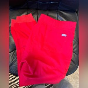 Winning Red XL Tall Zamora scrub pants Figs